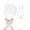White, variant on Fascinators Hat for Women Party Funeral Veil Mesh Hats Wedding Lace Gloves Set for First Communion