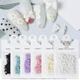 thumbnail image 2 of CNKOO 50Pcs Manicure Decor Three-dimensional Non-Fading Anti-drop Flat Base DIY Resin Bow Fingernail Manicure Decoration Manicure Store Supply, 2 of 10