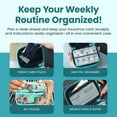thumbnail image 6 of Made Easy Kit Pill Case - Weekly Medicine Organizer with Removable Seven-Day Vitamin & Supplement Box, 6 of 7