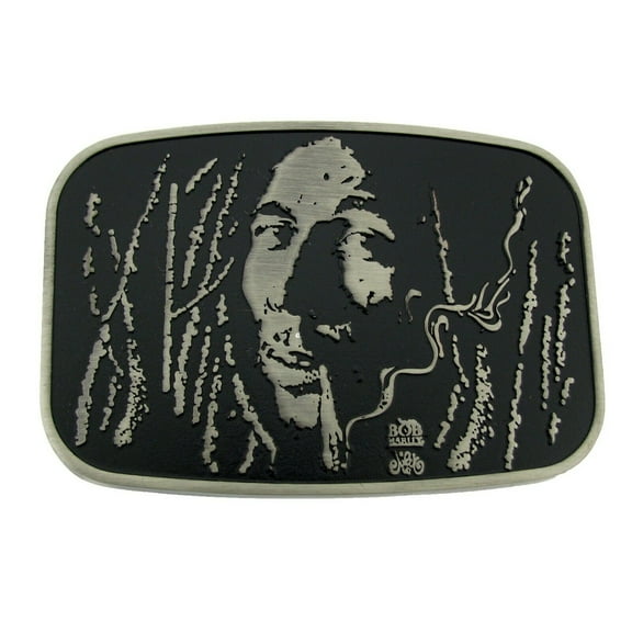 Bob Marley Silver Metal Antiqued Finished Belt Buckle Music Lovers Reggae Culture Dub New Style