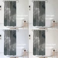 thumbnail image 5 of Black Grey Brushstrokes Decorative Shower Curtain, Modern Oil Painting Brushstrokes Bathroom Décor Polyester Fiber Waterproof with Plastic Rings for Shower Stall Bathtubs 72 x 36 in, 5 of 6