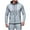 Gray, variant on Htigea Fashionable Men's Solid Color Long Seeved Full Zip Hooded Casual Sweatshirt Jacket Gray,M