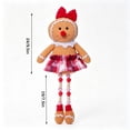 thumbnail image 3 of Dalxymotic Christmas Gingerbread Ornaments, Decorative Wooden Bead Figurines, European Toy Decorations, Christmas Decorations Indoor Outdoor Winter Decor for Home, Mantel, Shelf, 3 of 7