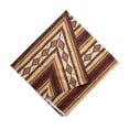 thumbnail image 3 of Native Bandana Scarf, Old American Motif, Maroon Beige Peach, by Ambesonne, 3 of 3