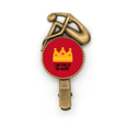 thumbnail image 1 of Película palabras mundo rey Broche broche broche broche Metal retro, 1 of 3