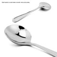 thumbnail image 2 of Cterwk 4 Pcs Soup Spoon, Round Stainless Steel Spoons Silverware Dishwasher Set, Silver, 2 of 9