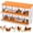 Orange, variant on Chicken Nesting Boxes 8 Holes Galvanized Steel Rustproof Egg Laying Box with Egg Collection Systems, Hen Eggs Laying Box, Ventilated/Easy to Install, for Chicken House/Duck House/Hen