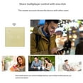 thumbnail image 6 of Dreamhall Smart Light Switch 2 Gang Wifi Smart Touch Wall Switch Voice/App Sharing Switch,Gold, 6 of 9
