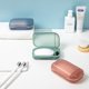 thumbnail image 4 of vert Boite A Savon Plastique Voyage Porte Savon Avec Couvercle Bote Savon Tanche Scell ​​Tui Savon Portable Porte-savon Plats De Savon Crative Pou, 4 of 5