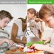 thumbnail image 5 of Juego de cuchillos Montessori de 4 piezas para niños pequeños, juego de cuchillos para cocinar de verdad, cuchillos seguros para niños para cortar, cuchillos de plástico, juego de cocina par, 5 of 5