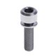 thumbnail image 2 of Tornillo de Casquillo de Cabeza Del Zócalo de Aleación de Titanio M5 M6 M5x18 Soledad, 2 of 6
