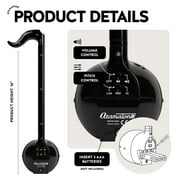 Otamatone Electronic Musical Instrument Toy for Children Unisex Adults - Black