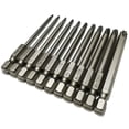 thumbnail image 3 of Juego de brocas Torx YDLQWCZ Security, 11 piezas, 75 mm, 1/4 pulgadas, vástago hexagonal, 3 of 4