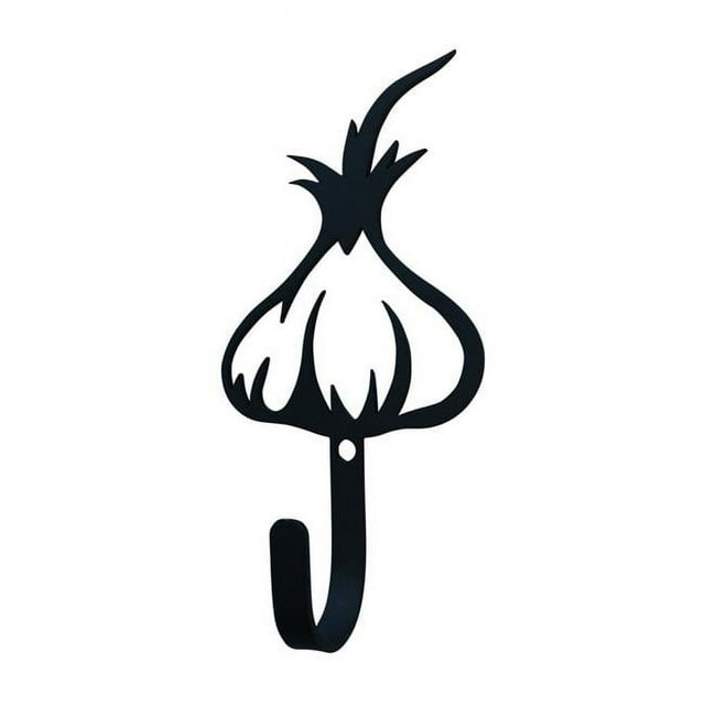 Village Wrought Iron WH-352-S Garlic Wall Hook - Small