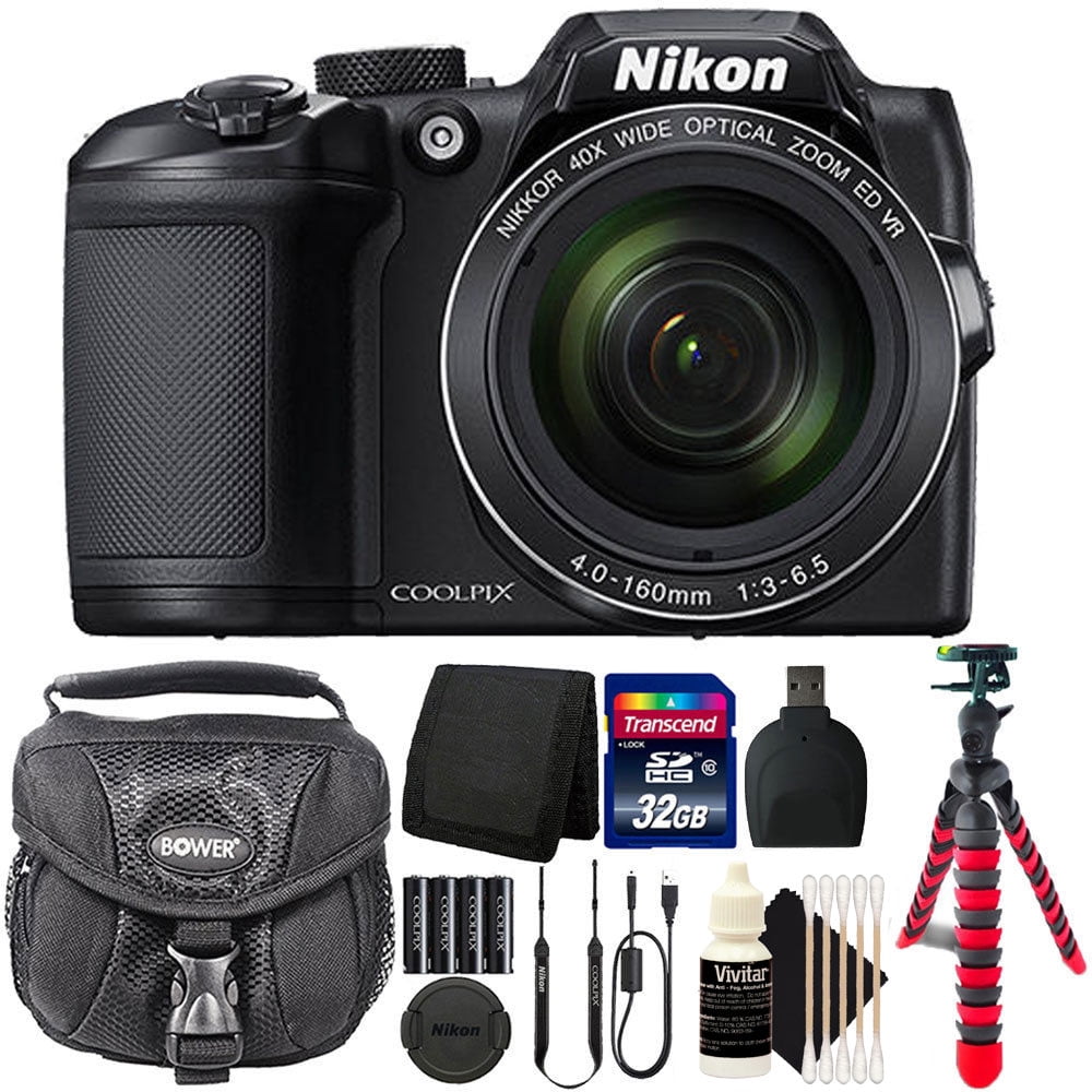 Nikon Coolpix B500 16MP Point and Shoot Camera with 32GB Accessory Bundle