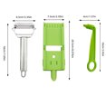 thumbnail image 2 of Herramienta pelador de patatas múltiples, Kit de pelador, pelador de patatas múltiples, cutte de verduras, para zanahoria, patata, melón, Gadget, fruta vegetal, 2 of 2