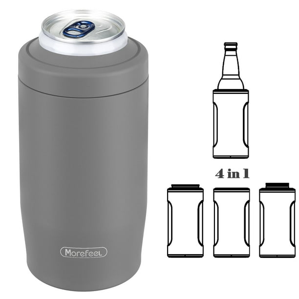Enfriador de Latas MoreFeel 4 en 1 de Acero Inoxidable Aislado 400 mL
