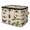 Multicolor 4, variant on ADECORIVY Bees Green Leaves Storage Bin with Zipper Lid, Fabric Foldable Shelf Baskets Boxes, Closet Lidded Storage Bins, Decorative Clothes Organizer for Bedroom Home