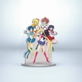 thumbnail image 1 of Sailor Moon Action Figures Crystal Acrylic Stand for Home Décor, 5.7” x 3.98” x 1.65”, 1 of 5