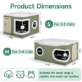 thumbnail image 2 of Cama para Gatos Casa Cubo Shikha para Gatos de Interior con Cojín Reversible, 2 of 8