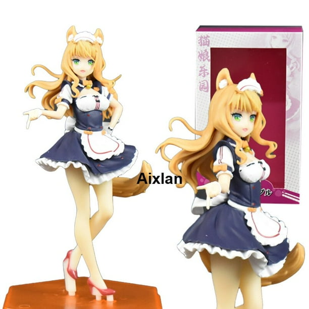 NEKOPARA-figuras de acción de PVC de 20cm, figuras de Anime de Azuki Coconut Pop Up Parade, modelo de chica Sexy, juguetes de colección, regalo de muñeca Gong Bohan LED