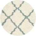 thumbnail image 1 of Safavieh Dallas Shag Ivory Shag Rug - Round 6', 1 of 4