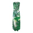 thumbnail image 5 of Lenago Robe Maxi Grande Taille pour Femmes Imprimée Sans Manches Col Rond Longue Robe d'Été Plage en Solde, 5 of 5