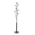 thumbnail image 1 of Proman Products CT17018 Silver Tree Coat Rack, Chrome & Walnut Finish, 1 of 4