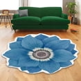 thumbnail image 4 of 3D Shaped Peony Blooming Flower Mat Cute Summer Doormat Coir Quick Drying, Machine Washable Entryway Rug Entry Way Rugs Indoor for Outside Patio Floor Entry Porch Garage Office, 24x24IN, 4 of 5