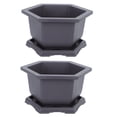 thumbnail image 5 of OFFIGAM Flower Plant Container Plastic for Outdoor Gardening with Simple Design, 5 of 8