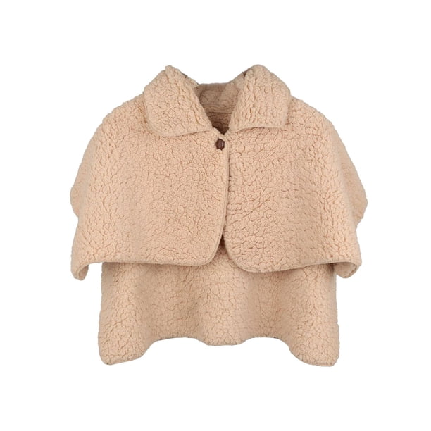 Chal de invierno para mujer, suave, con botones, manta térmica para hombros y cálido albaricoque