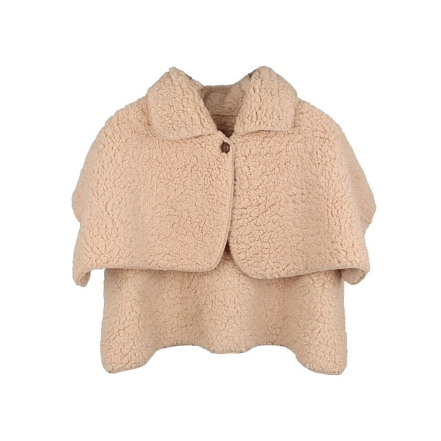 Chal de invierno para mujer, suave, con botones, manta térmica para hombros y cálido albaricoque