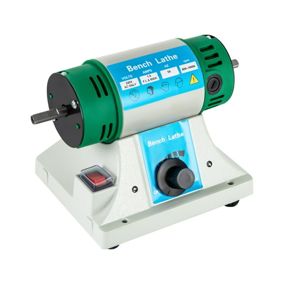 Toolven Variable Speed Bench Grinder Jewelry Polisher Polishing Machine Craft Buffing US