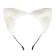 thumbnail image 2 of YAOBAMM Accessoires de Robe Couvre-Chef Fait Main Simulation Oreilles de Renard Bandeau Mobile en Peluche, 2 of 7