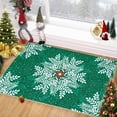thumbnail image 2 of Christmas Area Rug, Non-Slip Washable Snowflake Living Room Rug, Soft Low Pile Rug Holiday Decor Xmas Floor Carpet for Living Room, Bedroom, 2 of 9