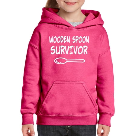 IWPF - Big Girls Hoodies and Sweatshirts up to Big Girls Size 24 - Wooden Spoon Survivor