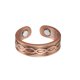 thumbnail image 1 of Colección de anillos magnéticos de cobre 99.9% Estilo de pareja de anillos de energía abierta simple de moda (COBRE) oso de fresa Juguete, 1 of 3