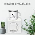 thumbnail image 4 of Koyal Wholesale Zodiac Sign Campfire Coffee Mug Taurus Star Constellation, Minimalistic Black, 4 of 5