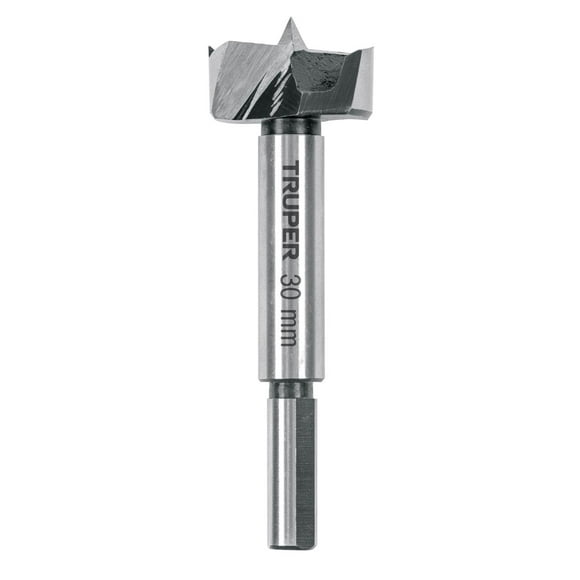 Broca forstner 30 mm para madera, Truper TRUPER BFM-30