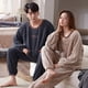 thumbnail image 5 of Ropa de dormir de lana Coral para hombre y mujer, traje cálido de invierno para casa, moda coreana, ropa de dormir cálida para parejas, 5 of 5