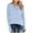 A01 Sky Blue, variant on LSOLMD Womens Henley Tops Long Sleeve Cotton Shirts Thermal Pullover Casual Loose Henley Neck Tunics