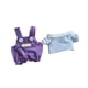 thumbnail image 1 of Ropa para muñecas de peluche de 20 cm, conjunto para muñecas, top y tirantes para muñecas. 2 piezas púrpura, 1 of 9