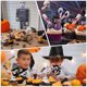 thumbnail image 5 of Decoración Para Fiesta De Halloween: Pastel Con Mano Ensangrentada Y Tarjeta Para La Noche De Halloween, 5 of 6