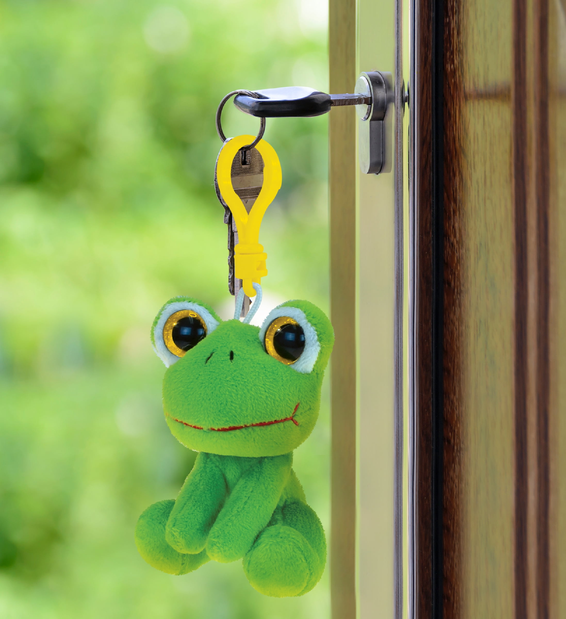Puzzled Kids & Adults Keyrings & Keychains Plush Frog Keychain, 6
