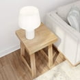 thumbnail image 5 of Plank+Beam Solid Wood Classic Square Side Table, 20" Sofa Table for Living Room, End Table, 5 of 8