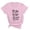 Pink, variant on Womens 100th Day Casual Crew Neck Tee Soft Cotton Graphic Print Top for School Celebration & Everyday Wear