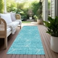 thumbnail image 6 of Addison Rugs Chantille Indoor/Outdoor Transitional Geometric Aqua Washable Runner Rug, 2'3" x 7'6", 6 of 6