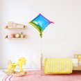 thumbnail image 5 of KAKOWELY scene decoration 6pcs Aluminum Balloons Balloon Birthday Balloons Inflatable Balloons Decorative Balloons Small Foil Balloons For Birthday Square Foil Balloons, 5 of 5
