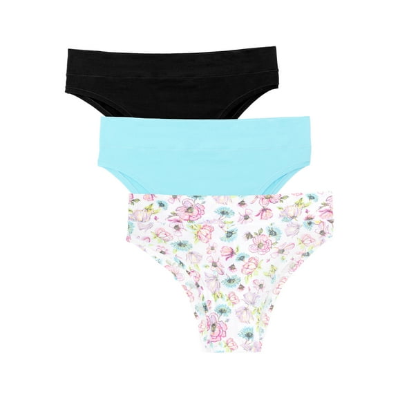 Secret Treasures Women’s Favorite Super-Stretch Cheeky Panty, 3-Pack, ST438PR