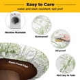 thumbnail image 3 of Elastic Fitted Round Tablecloth, Watercolor Forest Sage Green Waterproof Stretch Table Cover for 36"-44" Tables, Abstract Art Modern Trees Washable Outdoor Tablecloths for Patio, Picnic, Camping, 3 of 9